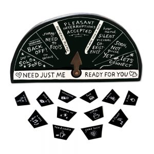 Quality Connect-O-Meter functional art dial. by Limor Farber, Monster Mom Comics